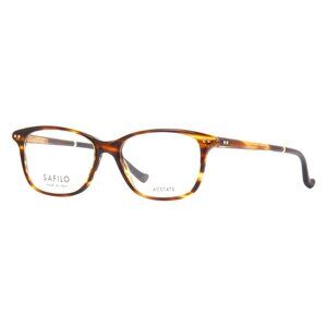 A0330Z New SAFILO Havana Rectangle Tratto 04 KVI Glasses Women
